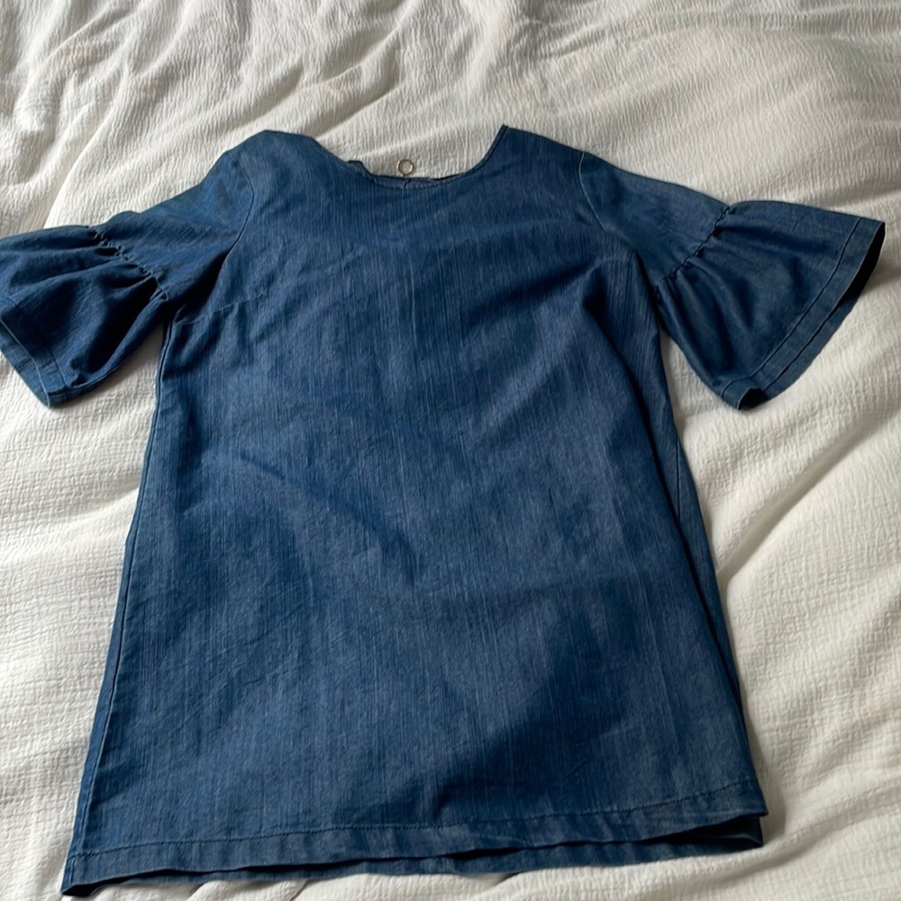 Denim Mini Dress - size M.